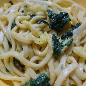 レンジで卵とじうどん